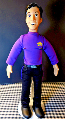 The Wiggles Speak N Sing Jeff Talking Doll Purple Shirt 15'' Spin Master 2003