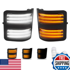 Bestview LED Switchback Side Mirror Marker Light 08-16 Ford F250 F350 F450 F550