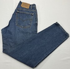 Vintage Y2K Levi's 550 Relaxed Fit Tapered Leg Mom Jeans Women's Size 10 M -Flaw