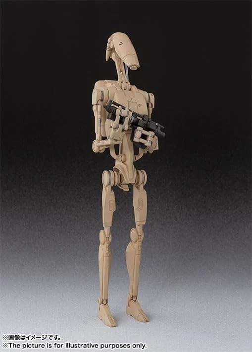 S.H.Figuarts Star Wars Battle Droid versão de revenda Boneco de ação ABS PVC Bandai - Imagem 2 de 4