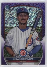 2023 Bowman Chrome Prospects Purple Shimmer Refractor /250 Ludwing Espinoza 0w8p