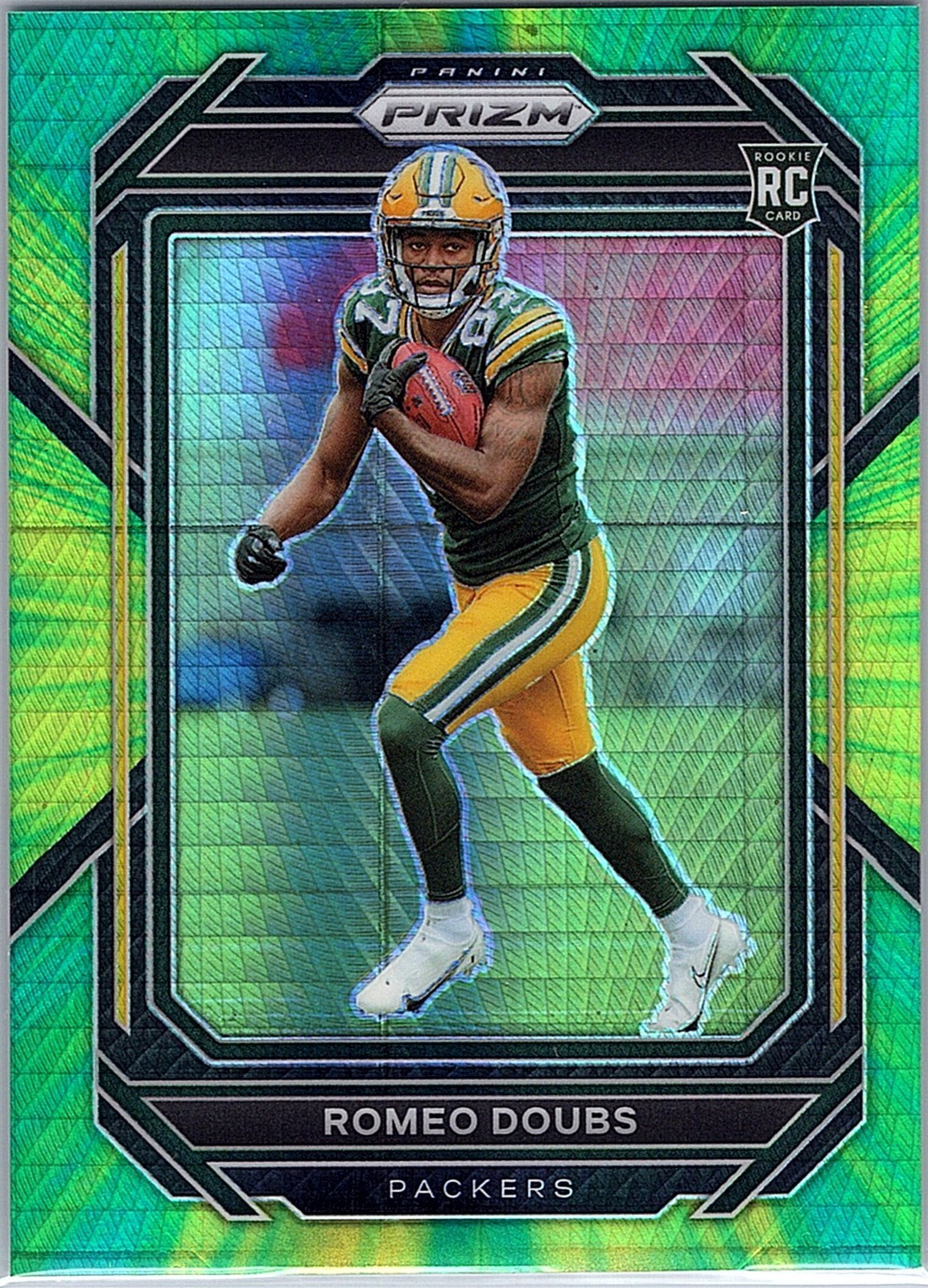 2022 Panini Prizm Romeo Doubs Rookie #337 Hyper Prizm /175
