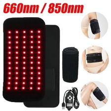 660nm Red 850nm Near Infrared Lights Therapy Waist Wrap Pad Belt Fit Pain Relief