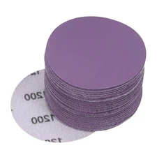 30Pcs 1200 Grits Purple Sanding Discs for WOOD METAL PAINT FINISHING Wet Dry