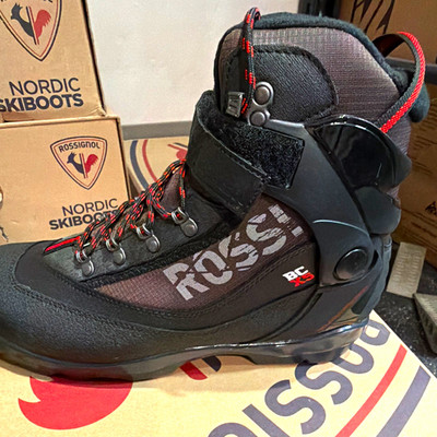Rossignol BC X5 Men's Nordic Touring Ski Boots NNN BC Stiff 45 Black RIIW830