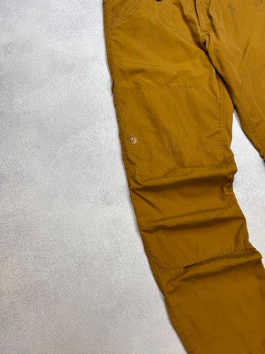 Fjallraven G-1000 Mens Barents Pro Pants Regular Fit Mid Waist Orange Size M/50 - Picture 3 of 11