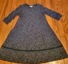 Westport 1962 - Women’s Size 1X Knit Midi Stretch Sweater Dress with Pockets