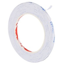 16Feet Sealing Foam Tape 5mm Wide 1mm Thick Adhesive Strip White
