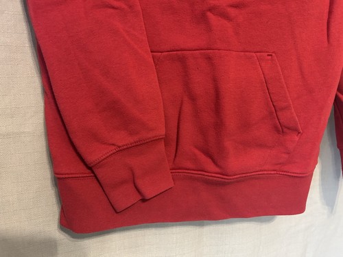 Air Jordan Boys Pullover Hoodie Red Jumping Logo Fleece Youth Fit Size Large - Picture 6 of 11