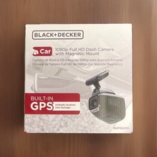 BLACK DECKER 1080p Full HD Dash Camera with Magnetic Mount Model BXP16200 - NEW