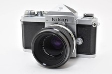 Nikon F Eye Level  Micro NIKKOR-P Auto 55mm F3.5 body lens Nikon Eye Level body