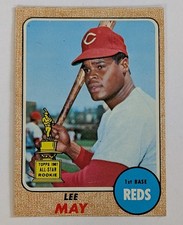1968 Topps # 487 Lee May
