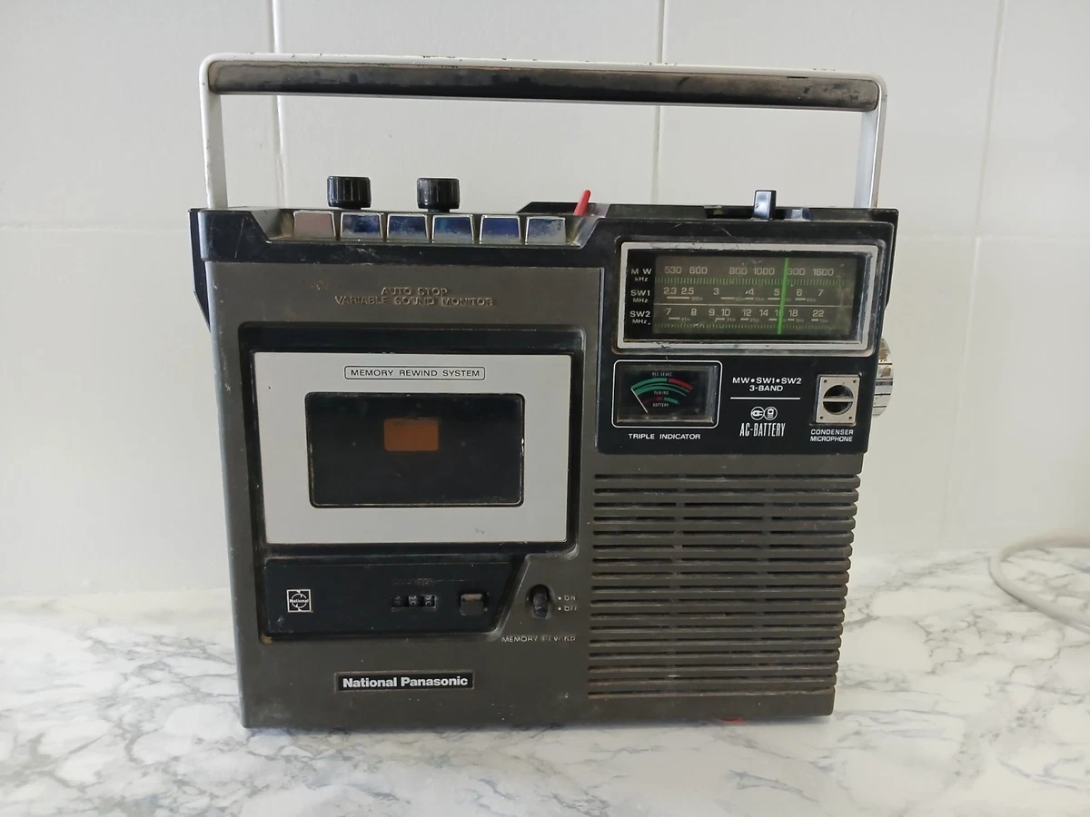 Panasonic Radio National 0 receiver RF-1180 band Antique - Car
