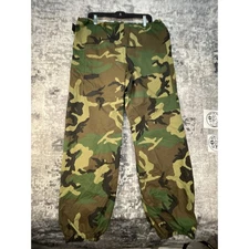 Vtg Aerostart Gore Tex Best Defense Camo Woodland Desert Pants Mens M Waterproof