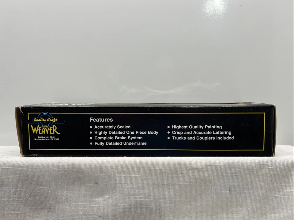 WEAVER O SCALE ULTRA LINE CNJ CENTRAL NEW JERSEY EXPRESS PS-1 BOX CAR 2 RAIL - Image 2 of 4