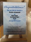 Dylan Harper 2026 Topps Finest ROOKIE Autograph #RFA-DH SPURS
