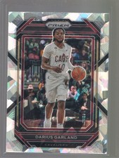 2022-23 Panini Prizm - Silver Cracked Ice Prizm #75 Darius Garland - Cavaliers