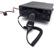Kenwood TS-450S HF 100W Transceiver Radio w/ Mic  DC Power Cable - AS-IS READ 