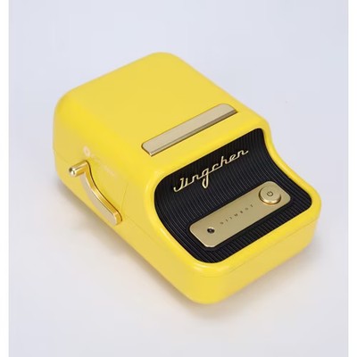 Take-One NIIMBOT-B21YL [Multifunktions-Thermo-Etikettendrucker im Retro-Stil ...