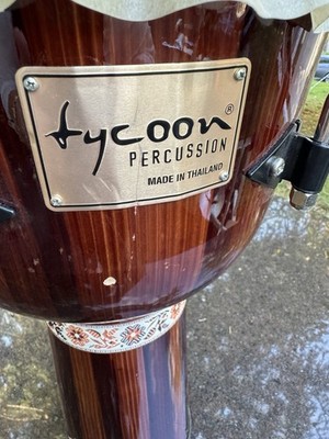 Tycoon Percussion Djembe Hand Drum   Made in Thailand   12 