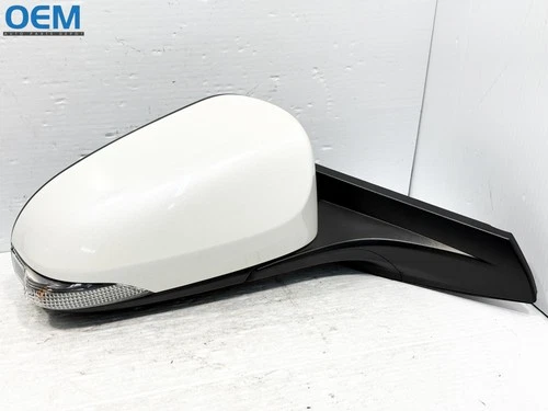 201-2022 TOYOTA C-HR RIGHT PASSENGER SIDE VIEW DOOR MIRROR W/SIGNAL WHITE OEM