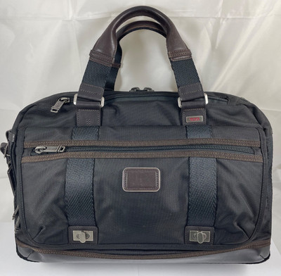 Tumi Alpha Bravo Pinckney Flap Briefcase Laptop Carry Bag Black 222634HK2  $445