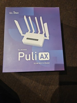 GL.iNet GL-XE3000 (Puli AX) 5G Router mit SIM Kartenslot Dual SIM Mobilfunk Route