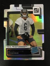 2022 Donruss #367 Kyler Gordon Silver Die Cut Press Proof #/75 Chicago Bears