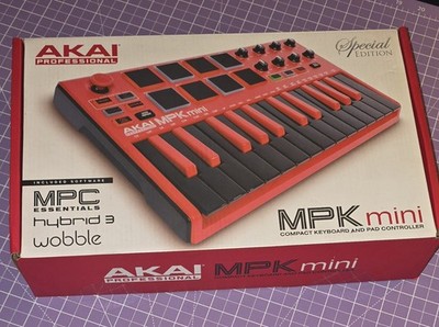 Akai MPK Mini MIDI Keyboard Special Edition Red With Original Box