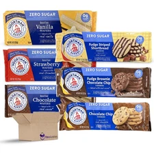 Voortman Sugar Free Cookies & Wafers by Voortman Variety Pack | 3 Unique Cookies