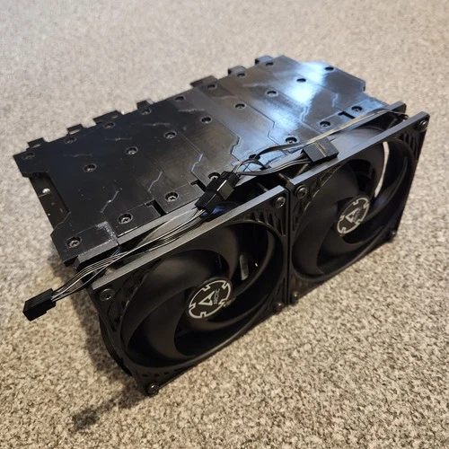 3.5 HDD Hard Drive Rack / Holder, Stand, Enclosure | Stackable + Fan Mount