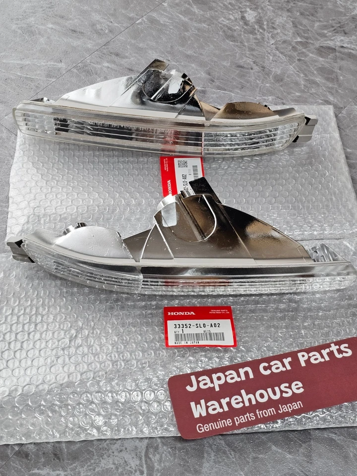 Genuine HONDA ACURA NSX NA1 NA2 Front Bumper Clear Lenses Lamp Light Rh & Lh SET Foto 2 de 4