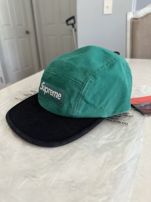 Supreme SS25 Ventile Cotton 2 Tone Camp Cap Green Black One Size