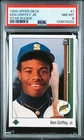 1989 Upper Deck #1 Ken Griffey Jr. Rookie RC PSA 8 NM-MT 9222