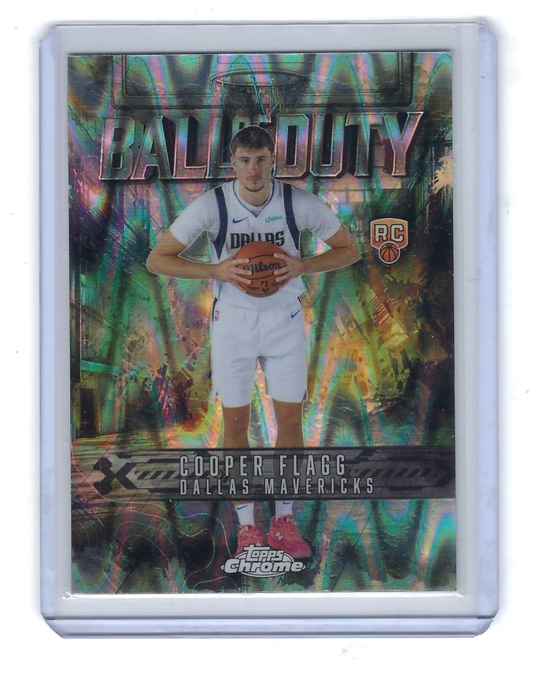 2025/26 Topps Chrome Ball of Duty Rookie Cooper Flagg RC Raywave Refractor BD21