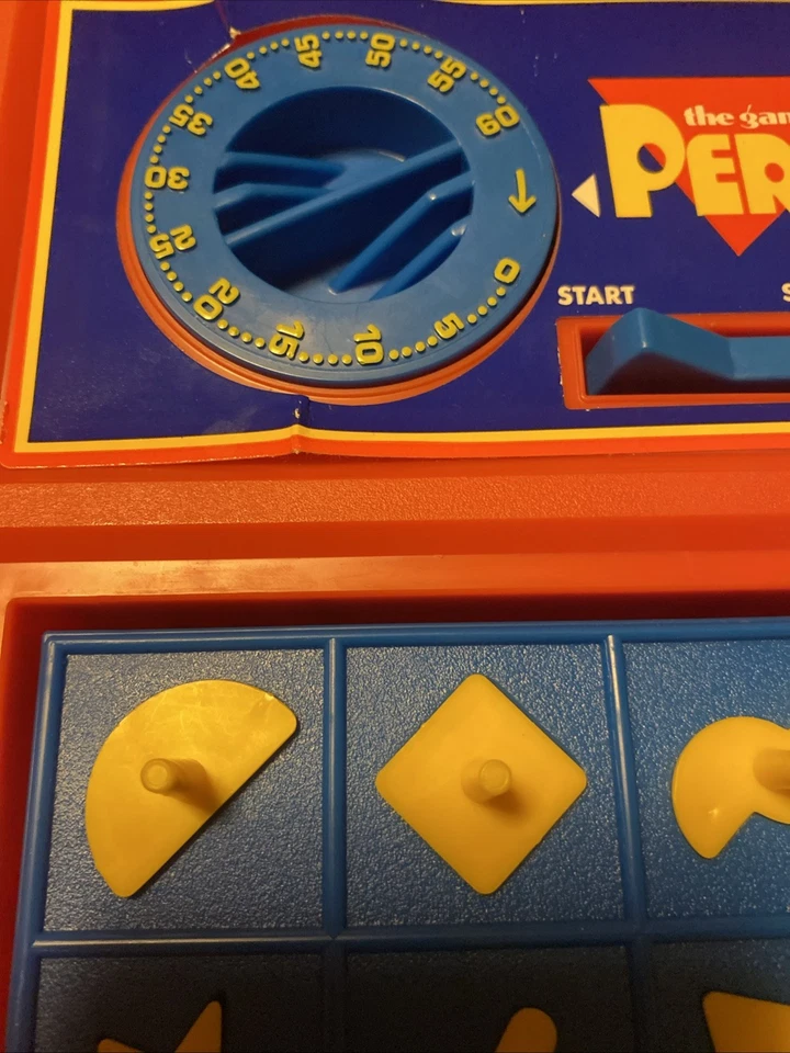 Vintage 1990 Perfection Game Milton Bradley MB Board Game 100% COMPLETE - Image 3 of 4