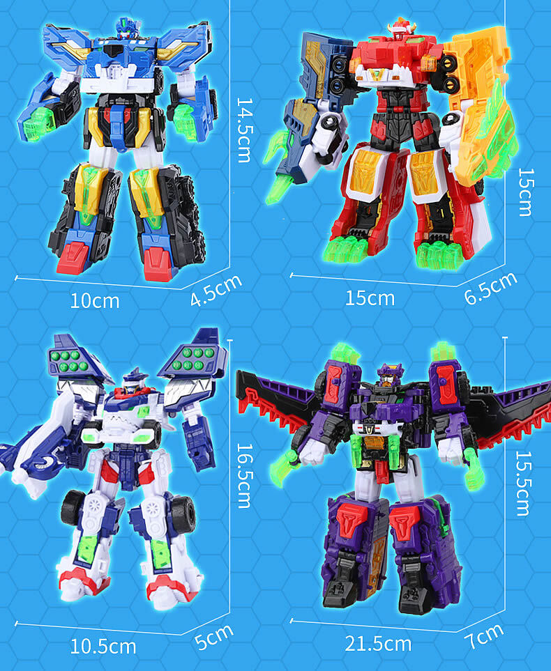 Miniforce V-Rangers Mini Volt Legend King V Combiner Robot