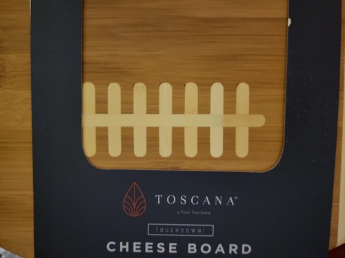 Wooden FOOTBALL Cutting/Cheese Board...Brand New...TosCANA - Picture 2 of 2