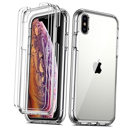 Compatible for iPhone X/XS Case [10 FT Military Grade Drop X/XS 5.8 111_Clear