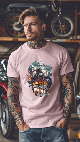 PHOENIX REBORN, Unique Design Unisex T-Shirt, Motorcycle T Shirt, Sport, MOT004 - Picture 12 of 30