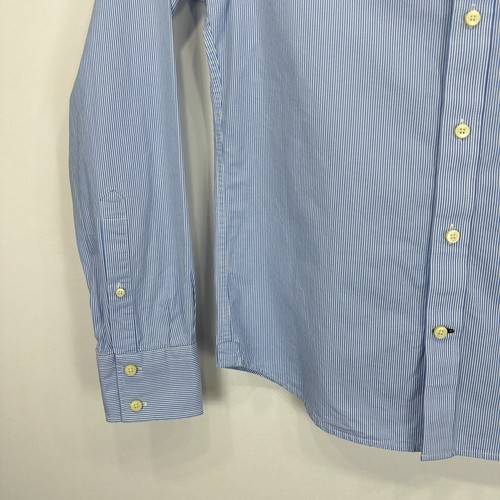 Abercrombie & Fitch Button Up Shirt Mens Medium Muscle Fit Long Sleeve Striped - Picture 7 of 11