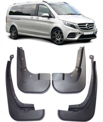 Genuine Set Splash Guards Mud Flaps For 2016-2022 Mercedes Benz V Class AMG Line - Picture 1 of 10