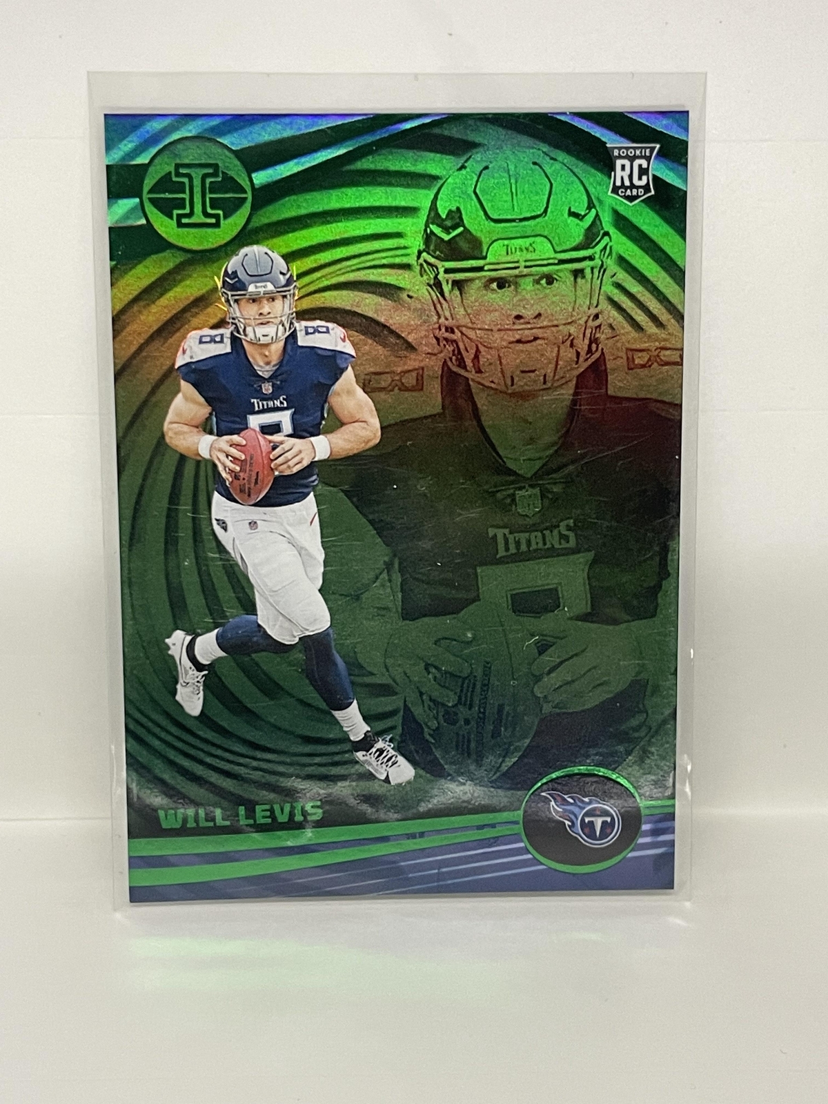 2023 Panini Illusions #95 Will Levis Emerald Trophy Collection