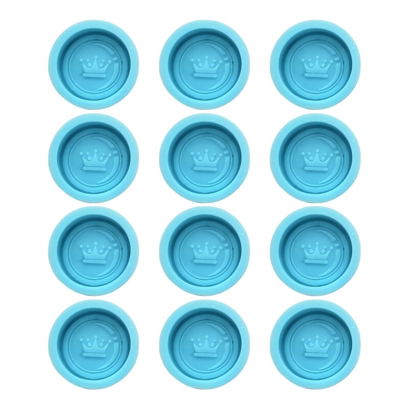 12 Pcs DIY International Chess Shape Epoxy Resin Mold Checkers Silicone