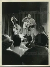 1963 Press Photo Josh White and Bob Mathews perform at University of Michigan