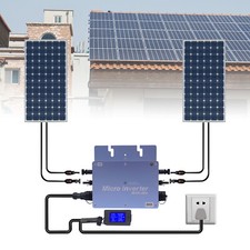 Solar Micro Inverter 600W Grid Tie MPPT Pure Sine Wave DC to AC 110V Waterproof
