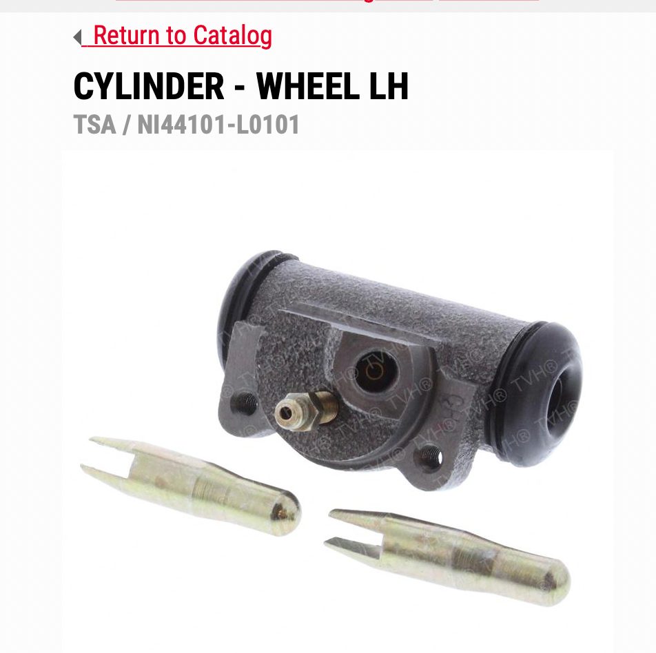 Nissan forklift wheel cylinder lhNI44101L0101 eBay