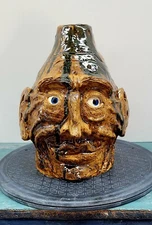 Southern Folk Art  Face Jug By Melissa Herman