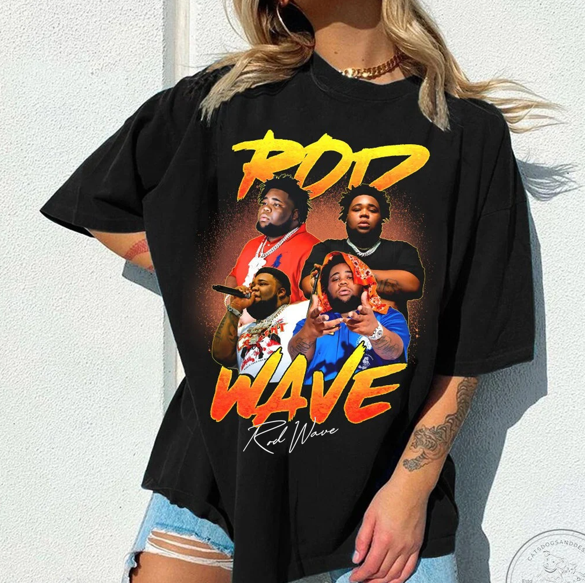 rOD wAVE t sHIRT s-4xl hIP HOP sIGNATURE gIFT fOR fAN aLL sIZE