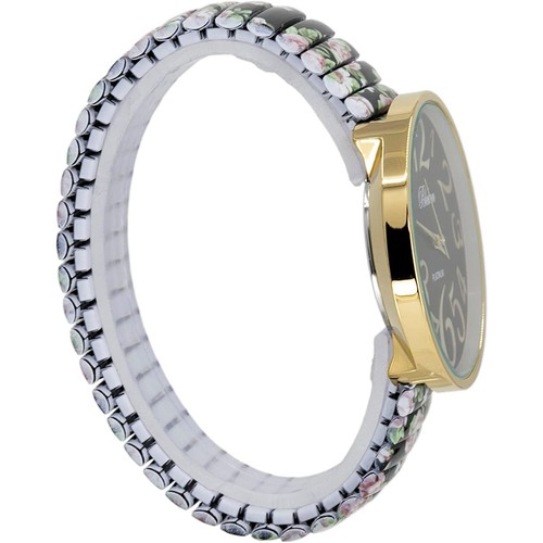 Blekon Damen-Armbanduhr XL 41mm Floral, Stretchband - Bild 4 von 39
